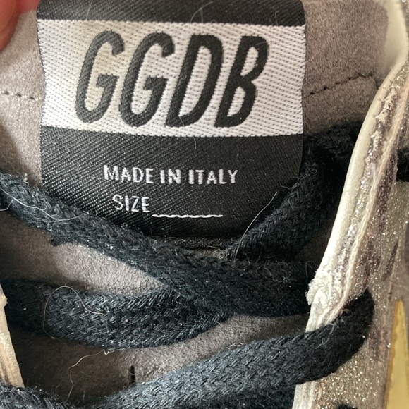 Golden Goose Glitter leopard print sneakers size 38 like new condition - Picture 9 of 15